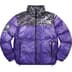 Supreme The North Face Trompe L’oeil Printed Nuptse Jacket - Purple (front)