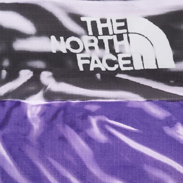 Supreme The North Face Trompe L’oeil Printed Nuptse Jacket - Purple (front)