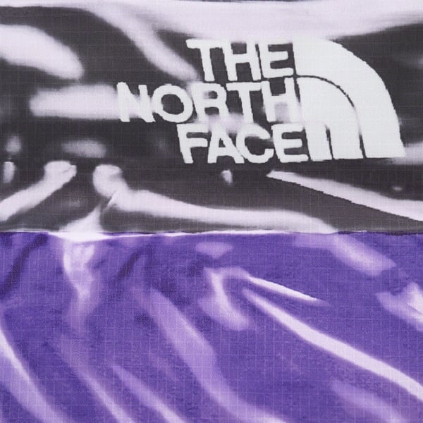 Supreme The North Face Trompe L’oeil Printed Nuptse Jacket - Purple (front)