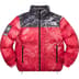 Supreme The North Face Trompe L’oeil Printed Nuptse Jacket - Red (front)