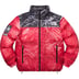 Supreme The North Face Trompe L’oeil Printed Nuptse Jacket - Red (front)