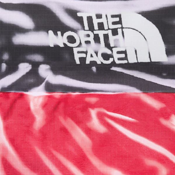 Supreme The North Face Trompe L’oeil Printed Nuptse Jacket - Red (front)
