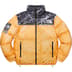 Supreme The North Face Trompe L’oeil Printed Nuptse Jacket - Yellow (front)