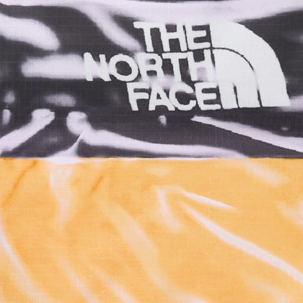 Supreme The North Face Trompe L’oeil Printed Nuptse Jacket - Yellow (front)