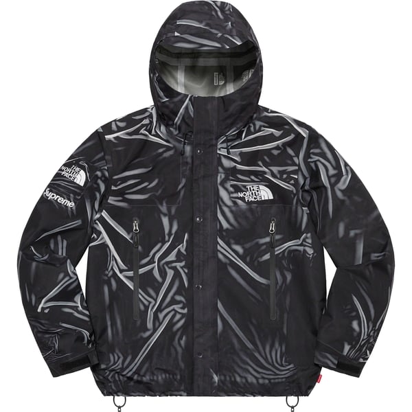 Supreme The North Face Trompe L’oeil Printed Taped Seam Shell Jacket - Black (front)