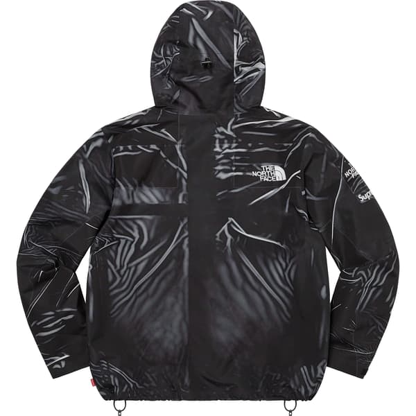 Supreme The North Face Trompe L’oeil Printed Taped Seam Shell Jacket - Black (front)