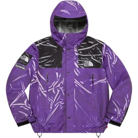 Supreme The North Face Trompe L’oeil Printed Taped Seam Shell Jacket Purple
