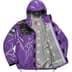 Supreme The North Face Trompe L’oeil Printed Taped Seam Shell Jacket - Purple (front)