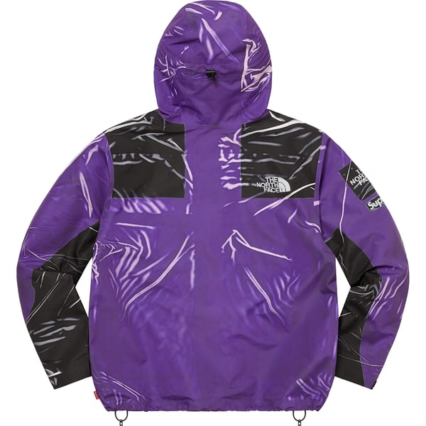 Supreme The North Face Trompe L’oeil Printed Taped Seam Shell Jacket - Purple (front)