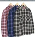 Supreme Thermal Lined Zip Up Flannel Shirt - Product Image