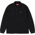 Supreme Thermal L/S Polo - Black (front)