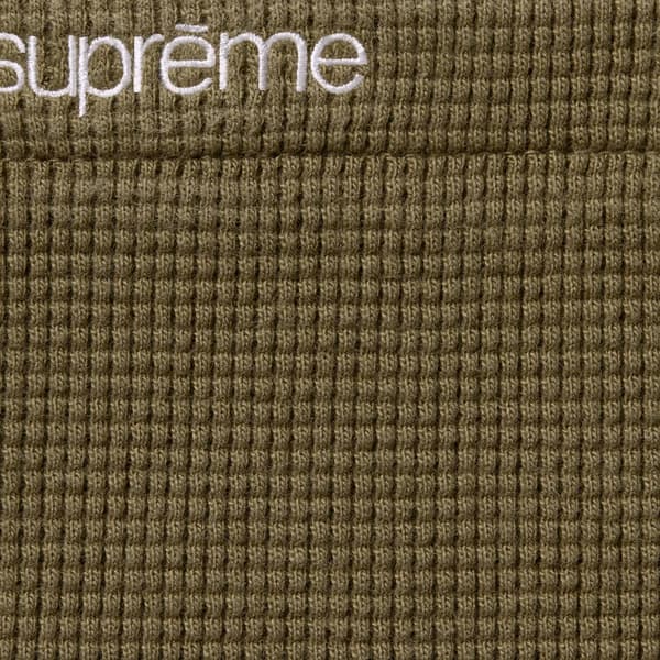 Supreme Thermal L/S Polo - Olive (front)