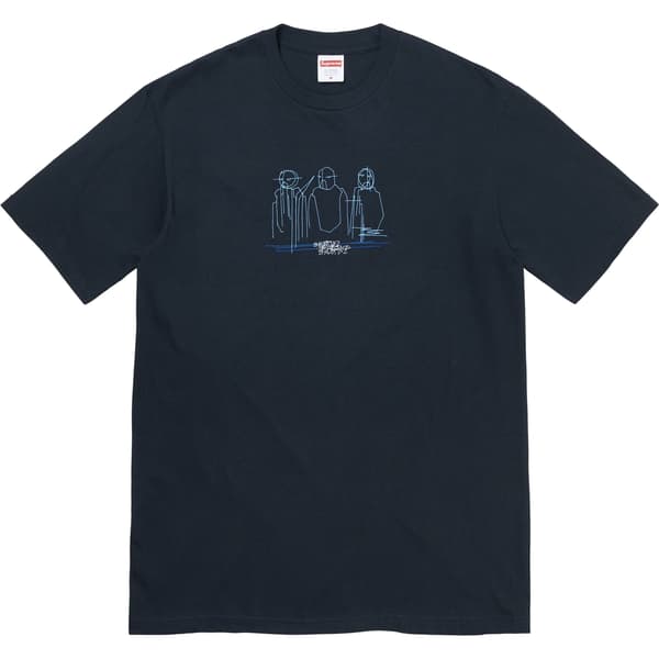 Supreme Three Kings Tee - Navy (front)