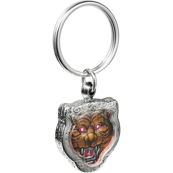 Supreme Tiger Keychain - Silver (front)