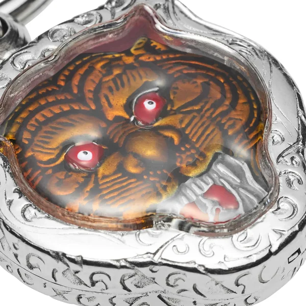 Supreme Tiger Keychain - Silver (front)