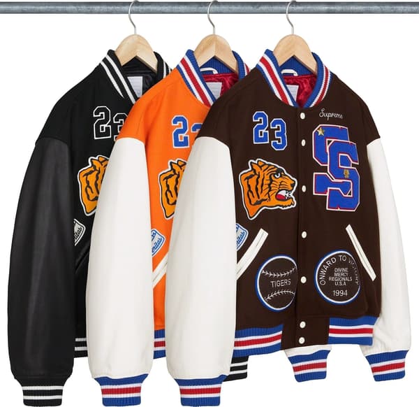Supreme Tiger Varsity Jacket - Product Image