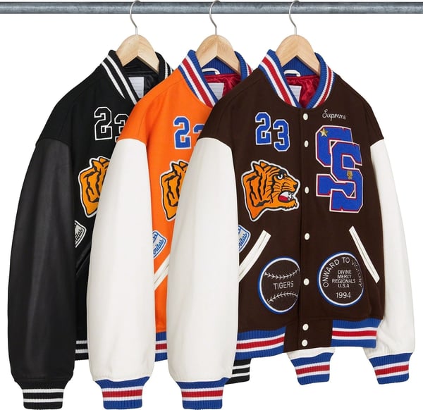 Supreme Tiger Varsity Jacket - Product Image