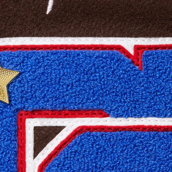 Supreme Tiger Varsity Jacket - Brown (front)