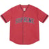 Supreme Timberland Baseball Jersey - Red (front)