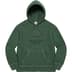 Supreme Timberland Hooded Sweatshirt - Dark Green (front)