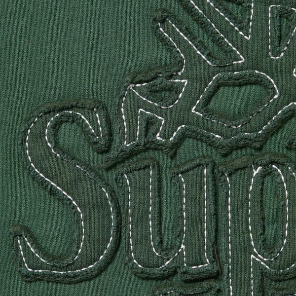 Supreme Timberland Hooded Sweatshirt - Dark Green (front)