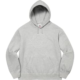 Supreme Timberland Hooded Sweatshirt Heather Grey