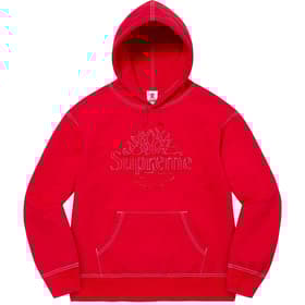 Supreme Timberland Hooded Sweatshirt Red