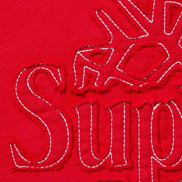 Supreme Timberland Hooded Sweatshirt - Red (front)