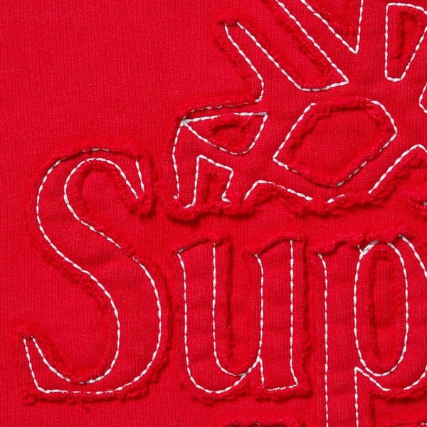 Supreme Timberland Hooded Sweatshirt - Red (front)