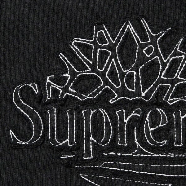 Supreme Timberland Sweatpant - Black (front)