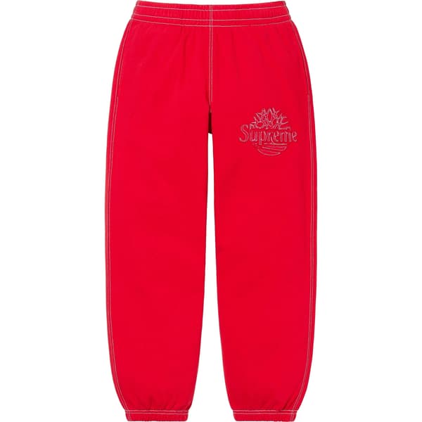 Supreme Timberland Sweatpant - Red (front)
