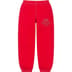 Supreme Timberland Sweatpant - Red (front)