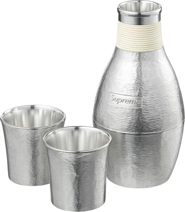 Supreme Tin Sake Set - Product Image