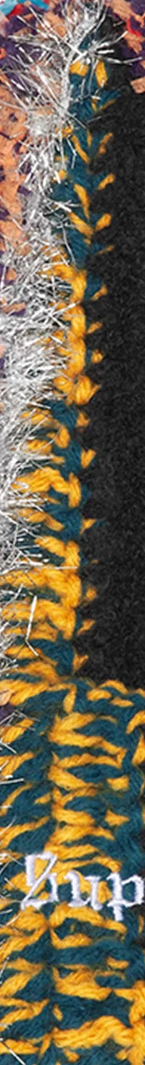 Supreme Tinsel Stripe Beanie - Multicolor (front)