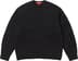 Supreme Tonal Appliqué Sweater - Black (front)