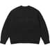 Supreme Tonal Appliqué Sweater - Black (front)