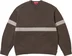 Supreme Tonal Appliqué Sweater - Brown (front)