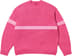 Supreme Tonal Appliqué Sweater - Dark Pink (front)