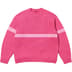 Supreme Tonal Appliqué Sweater - Dark Pink (front)