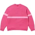 Supreme Tonal Appliqué Sweater - Dark Pink (front)