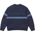 Supreme Tonal Appliqué Sweater - Navy (front)