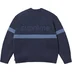 Supreme Tonal Appliqué Sweater - Navy (front)