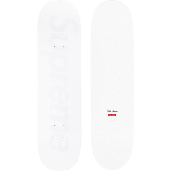 Supreme Tonal Box Logo Skateboard - 8.125" x 32" (front)