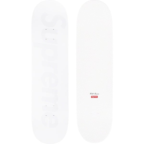 Supreme Tonal Box Logo Skateboard - 8.125" x 32" (front)