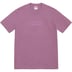 Supreme Tonal Box Logo Tee - Dusty Purple (front)