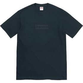 Supreme Tonal Box Logo Tee Navy