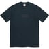 Supreme Tonal Box Logo Tee - Navy (front)