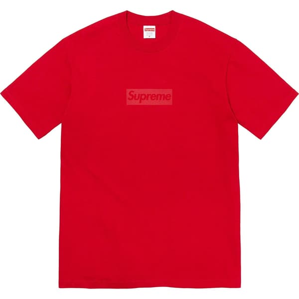 Supreme Tonal Box Logo Tee - Red (front)
