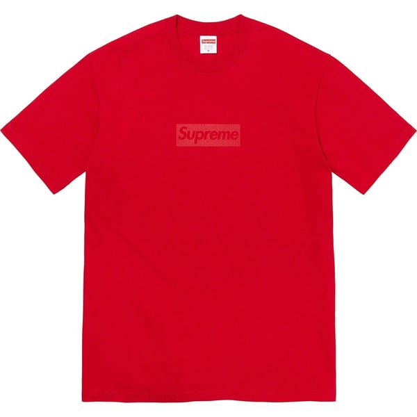 Supreme Tonal Box Logo Tee - Red (front)