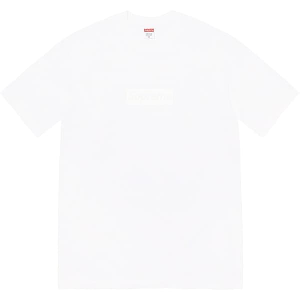 Supreme Tonal Box Logo Tee - White (front)
